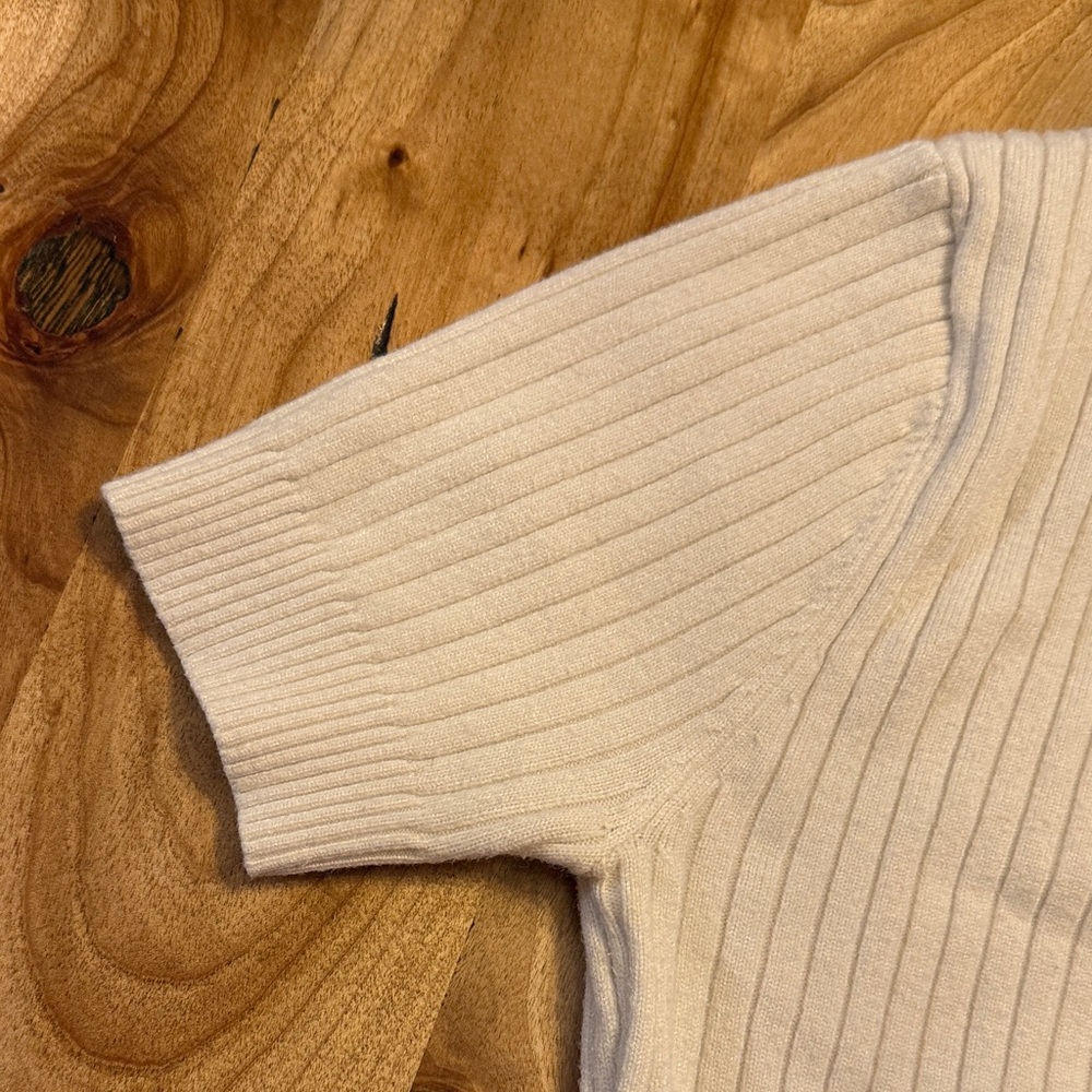 Emory Park Ivory Ribbed Knit Top - Picture 5 of 5
